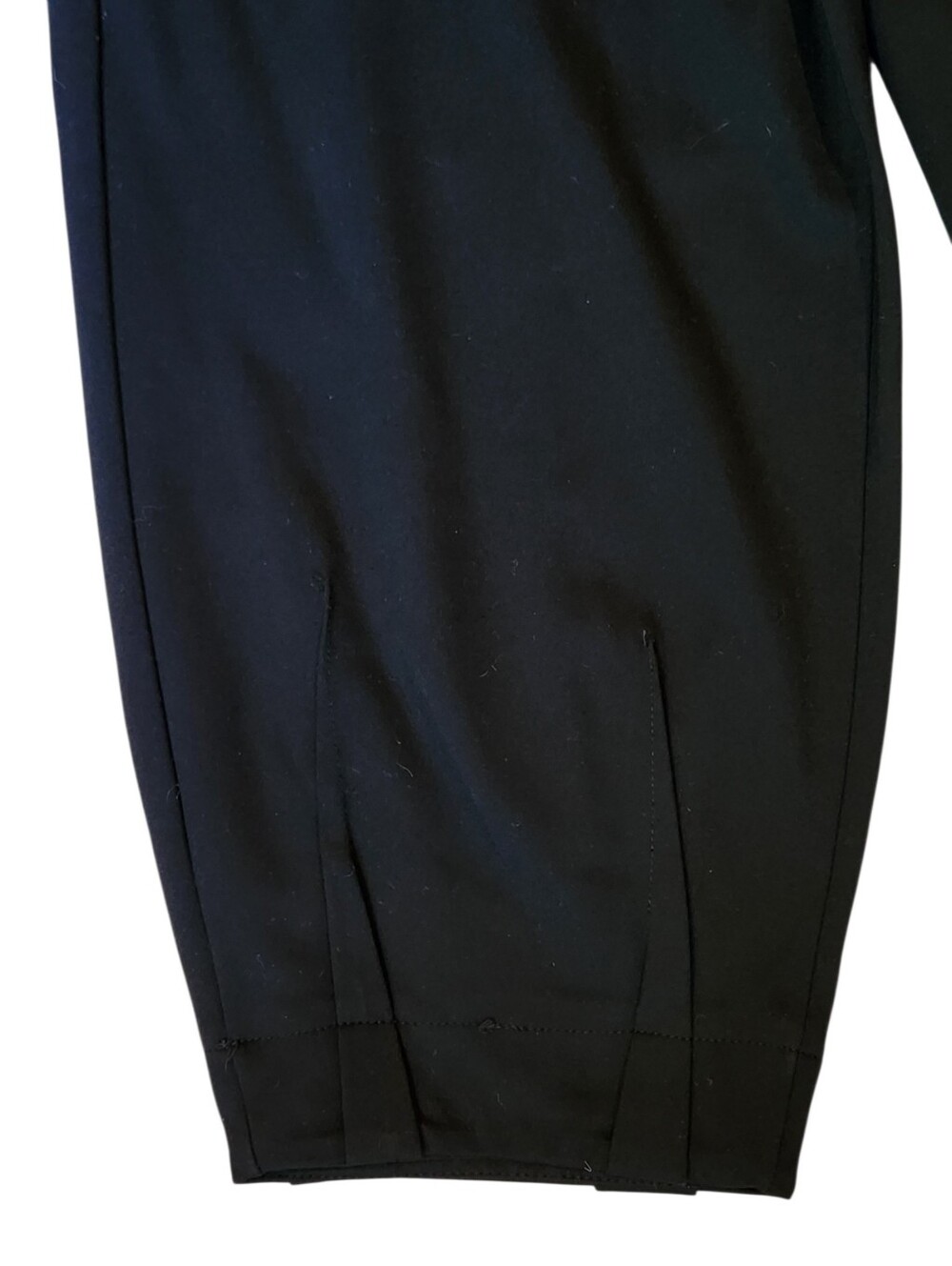 Alembika Ozai N Ku Pillar Ponte Lantern Pull On Black Pant Pleat Tapered S 6-8 - Picture 8 of 16